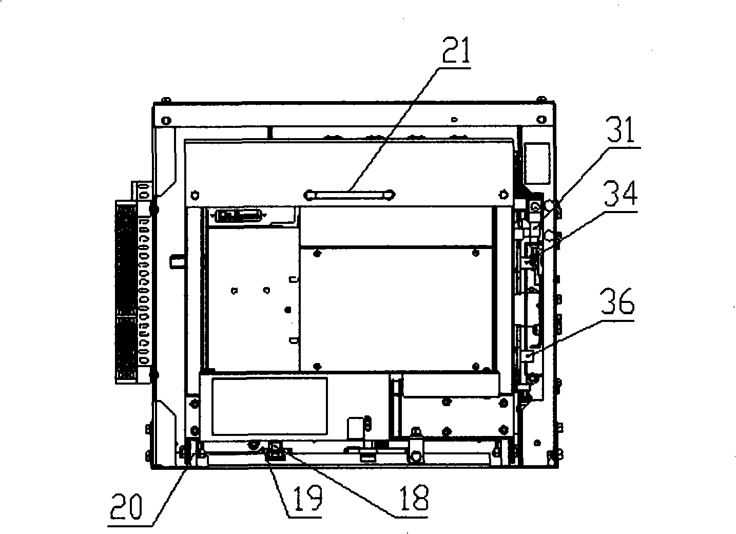 Extraction type automatic change-over electric appliance with by-path