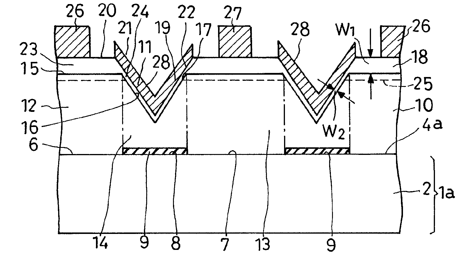 Method of fabrication of normally-off field-effect semiconductor device