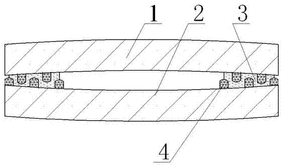 Convex vacuum glass welded by glass solders in microwave manner and subjected to edge sealing by strip frames, and manufacturing method of glass