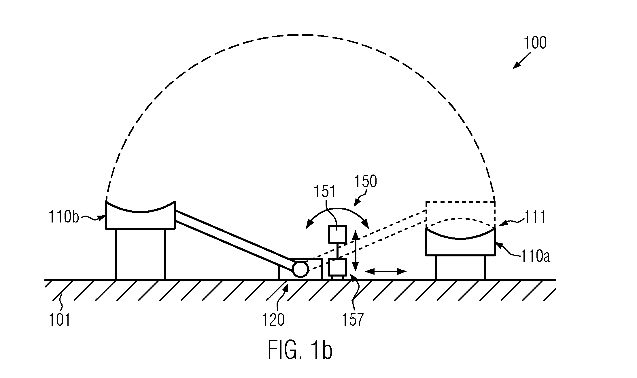 Production facility comprising a transport system for processing elongated products, in particular wind turbine blades, with elongated mould assemblies