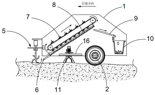 Device for renovating and repairing sand beach after typhoon