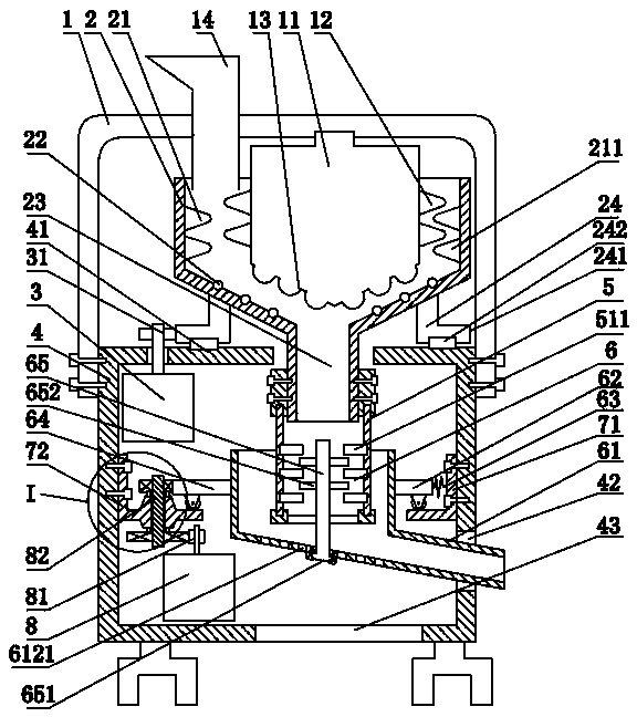 Energy-saving and environment-friendly construction waste regenerated aggregate device and treatment method