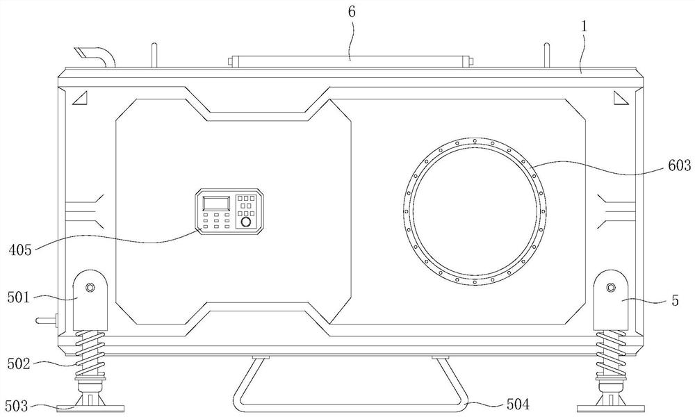 Novel multifunctional space capsule type mute health-care sleep cabin