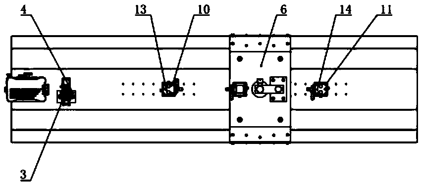 Length calibration device for photogrammetric reference ruler and using method thereof