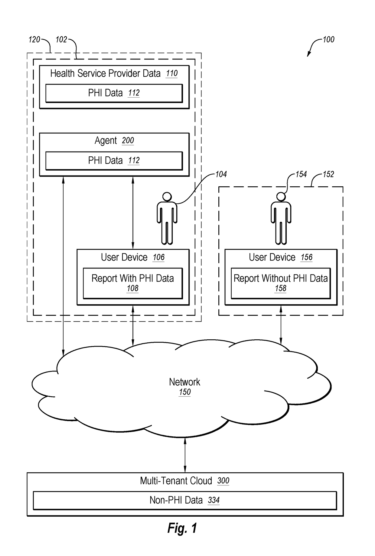 Agent for healthcare data application delivery