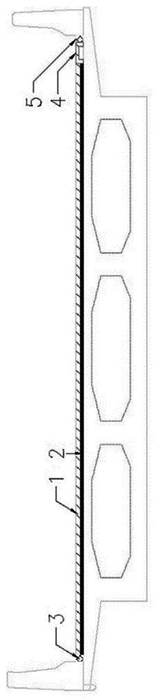 Thermal spray polymer modified asphalt waterproof adhesive layer paving structure of cement concrete bridge surface and construction method