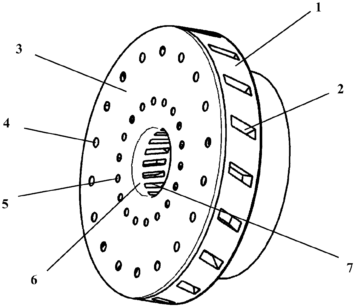 Swirl trapped vortex type combustion chamber of micro-turbine engine