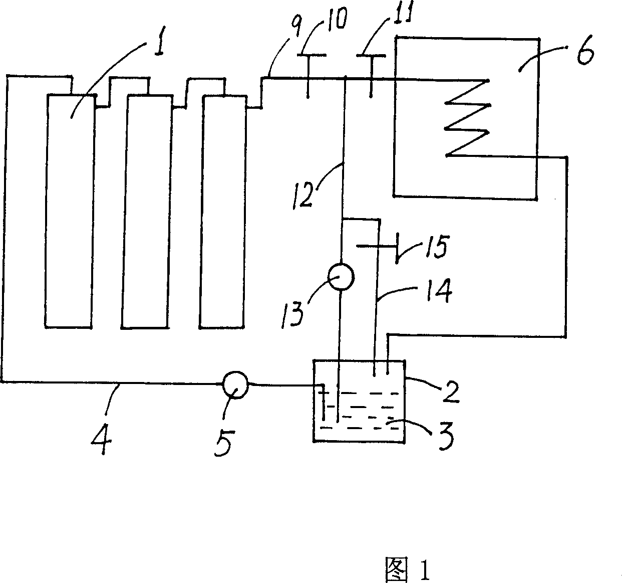 Solar heat exchange system with high temperature heat conducting medium