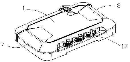 A detachable luggage lock