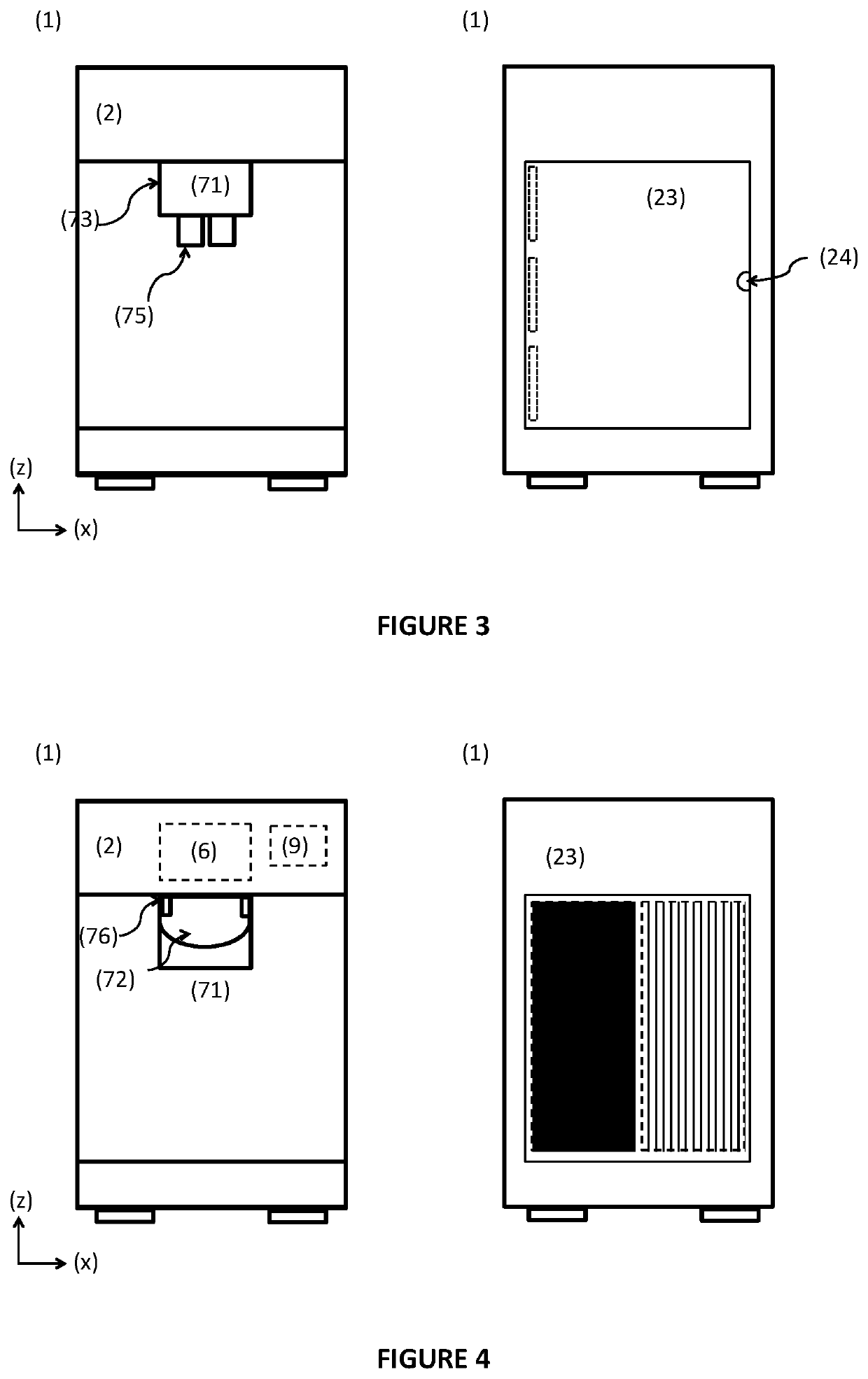 Machine for preparing beverages with enhanced access to internal machine components