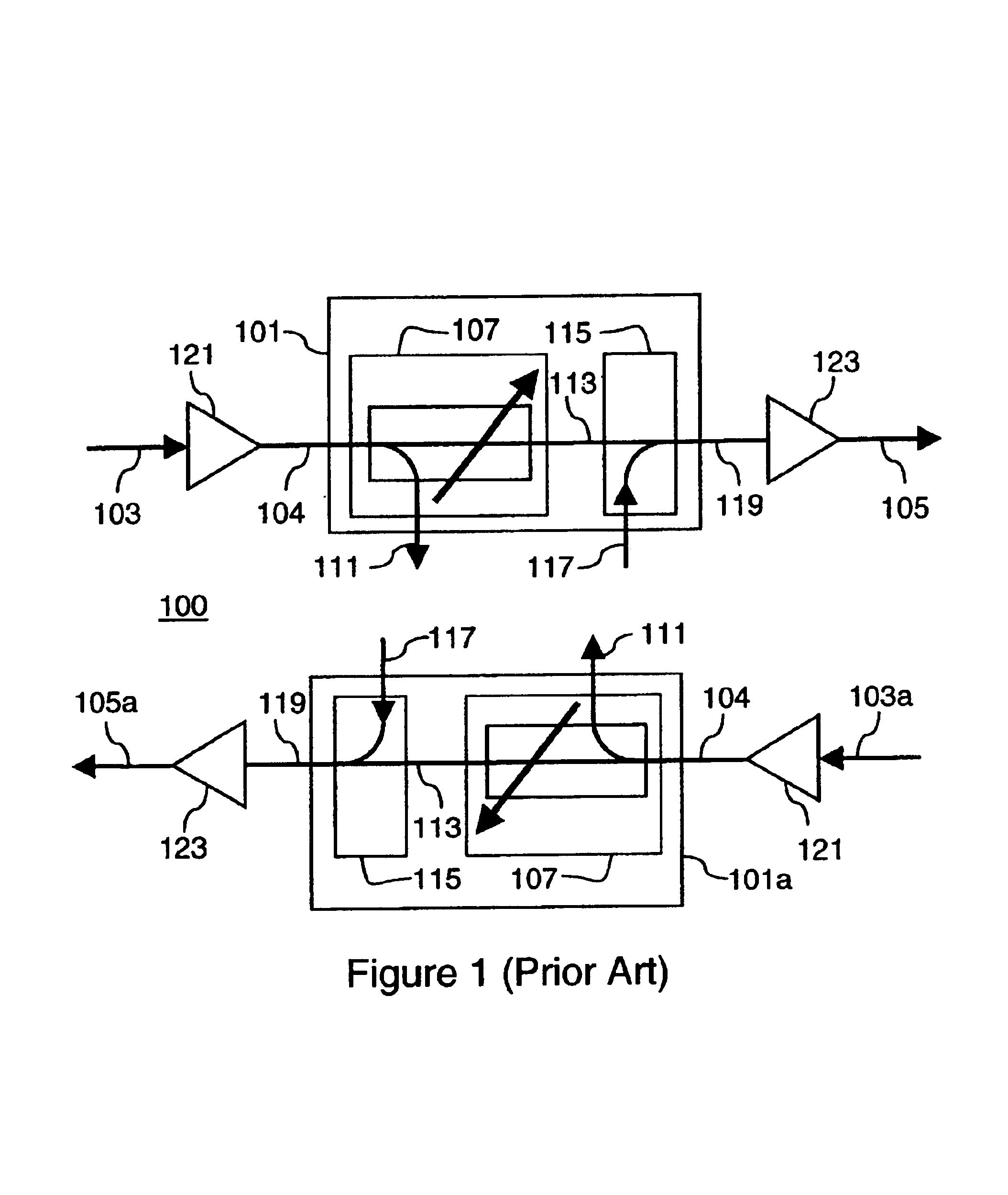 Reconfigurable optical add/drop multiplexer with buried dispersion compensation module