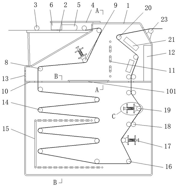 Multifunctional coating device and coating method for ultra-high molecular weight polyethylene mesh