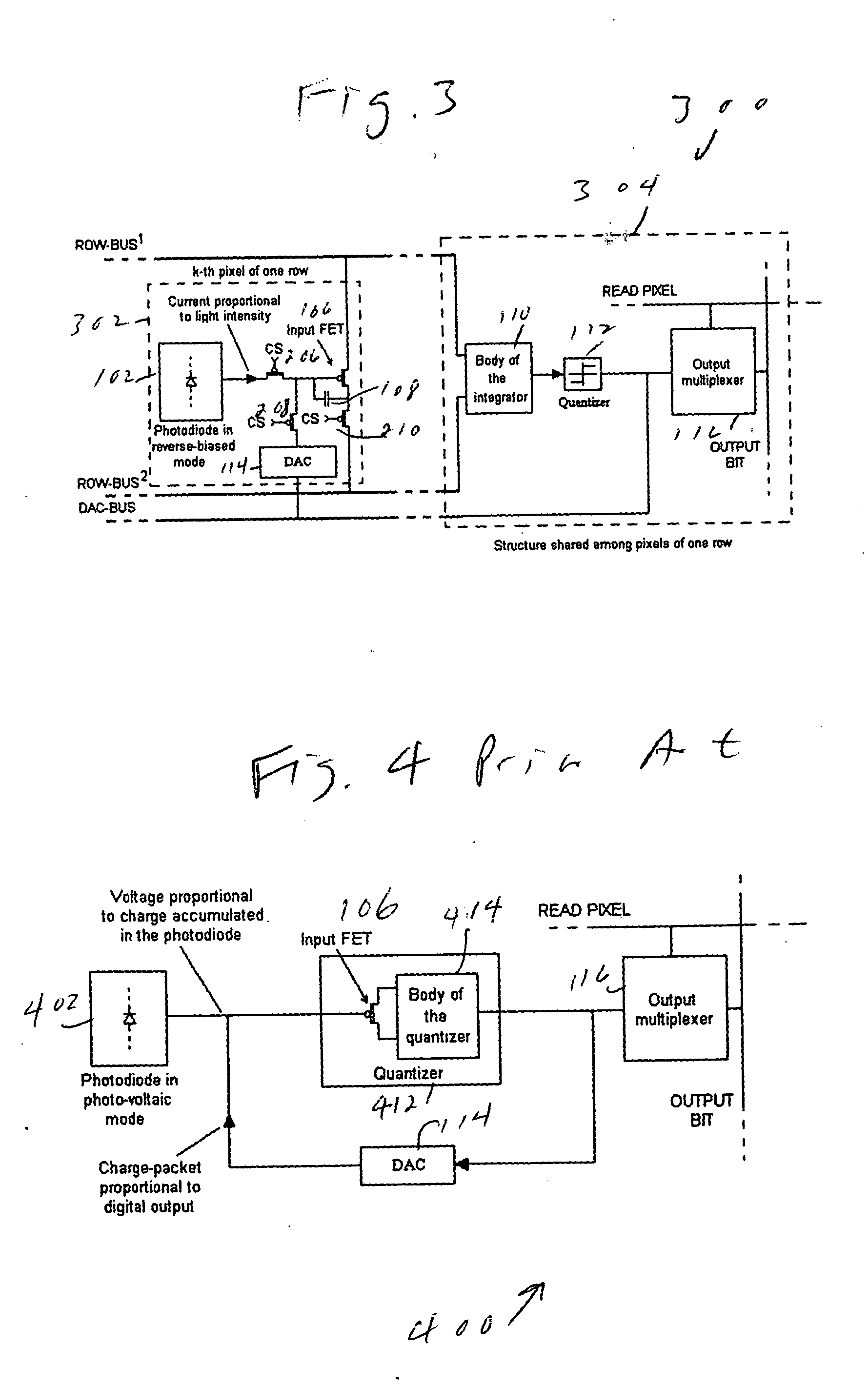 Multiplexed-input-separated sigma-delta analog-to-digital converter design for pixel-level analog-to-digital conversion