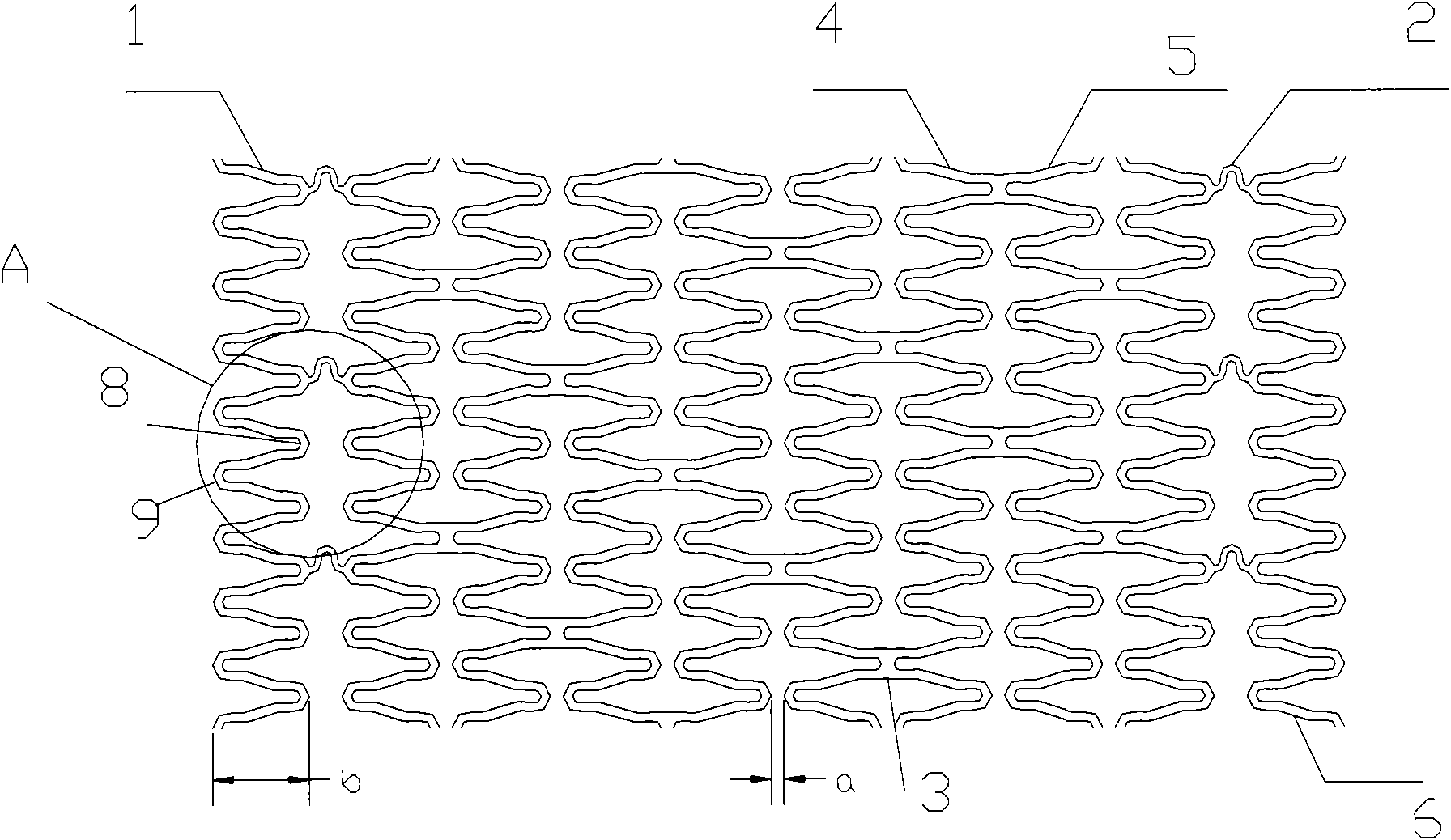 Reticulated endovascular stent