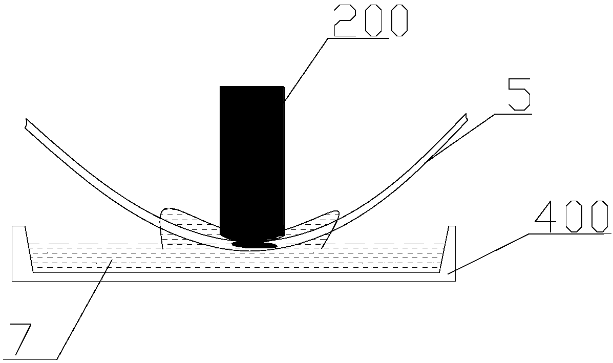 Wall-mounted ultrasonic washing device