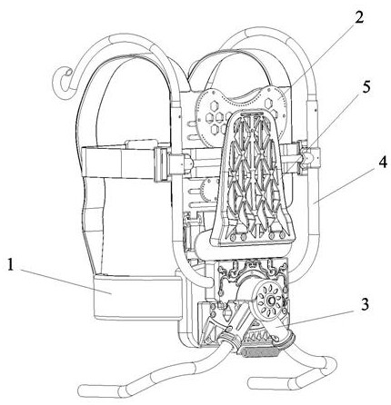 Weight-bearing exoskeleton bearing device