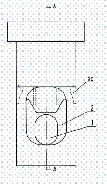 Casting die for valve shell casting of marine diesel engine and casting process of valve shell