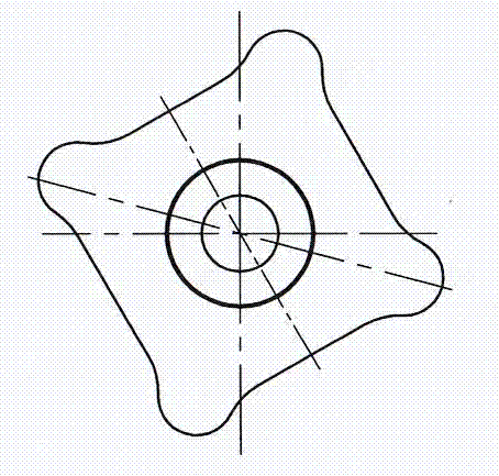 Casting die for valve shell casting of marine diesel engine and casting process of valve shell