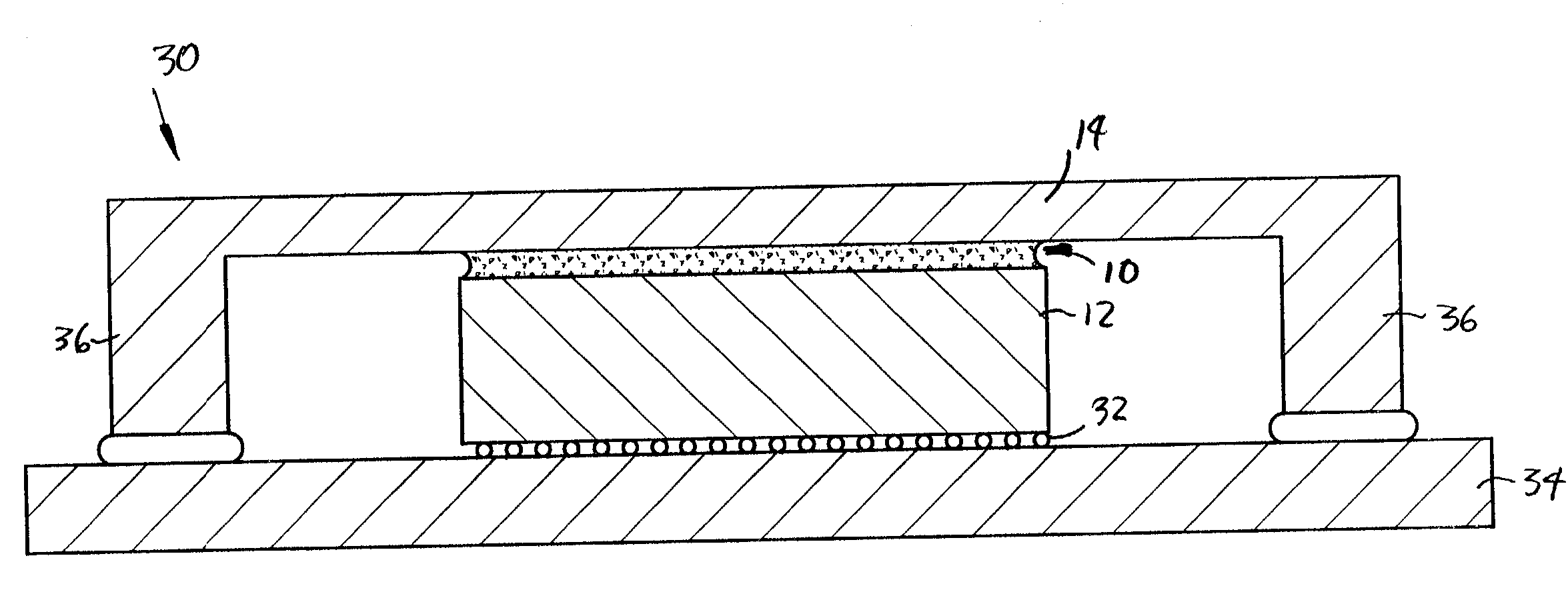 Thermal interface material and electronic assembly having such a thermal interface material