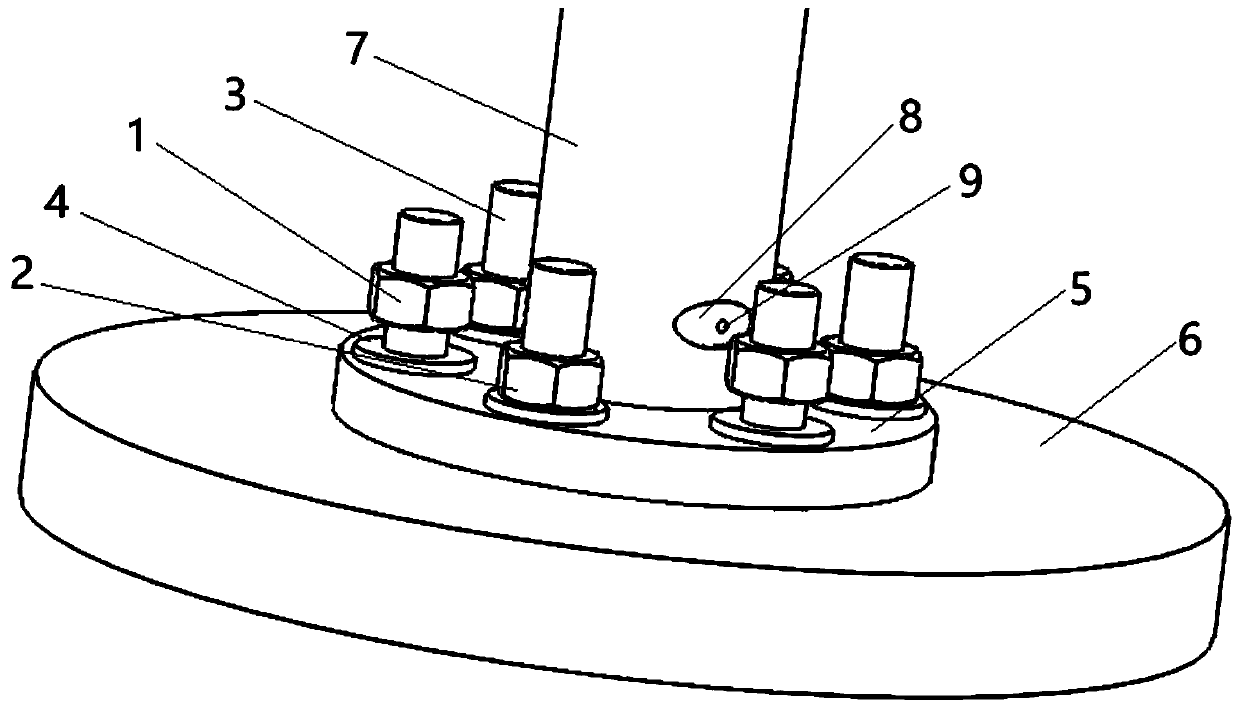 Multi-view stereoscopic vision detection device and method for bridge base nut-screw looseness or fracture