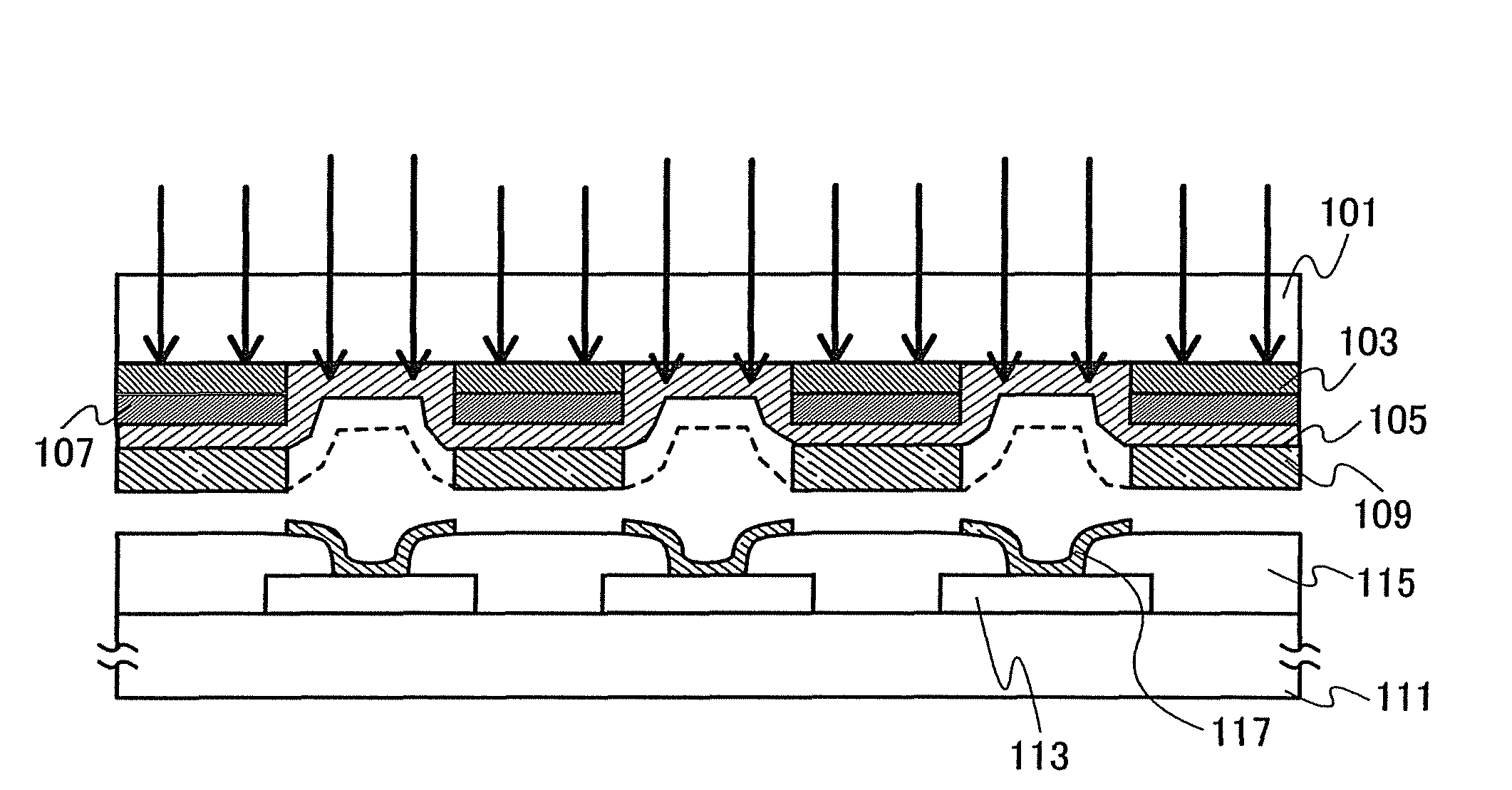 Method of manufacturing light-emitting device, and evaporation donor substrate