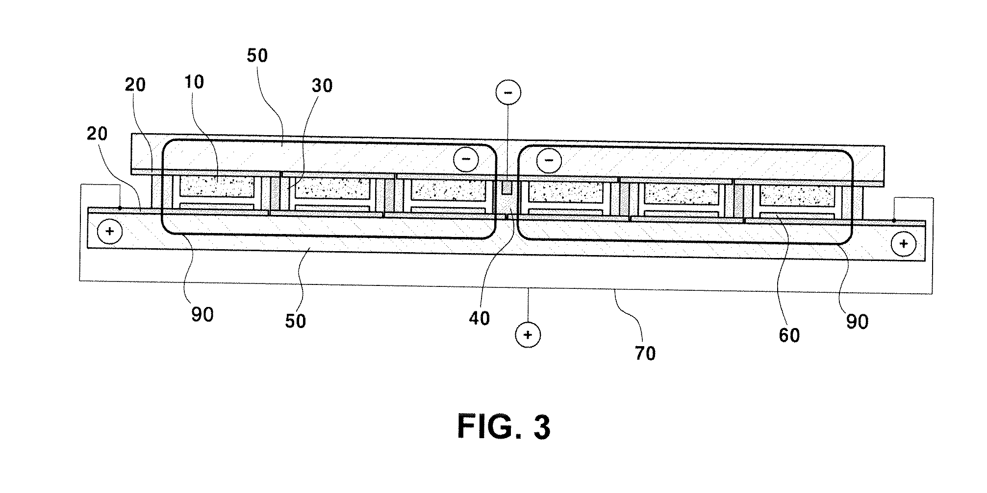 Series/parallel mixed module structure of dye-sensitized solar cell and method of manufacturing the same