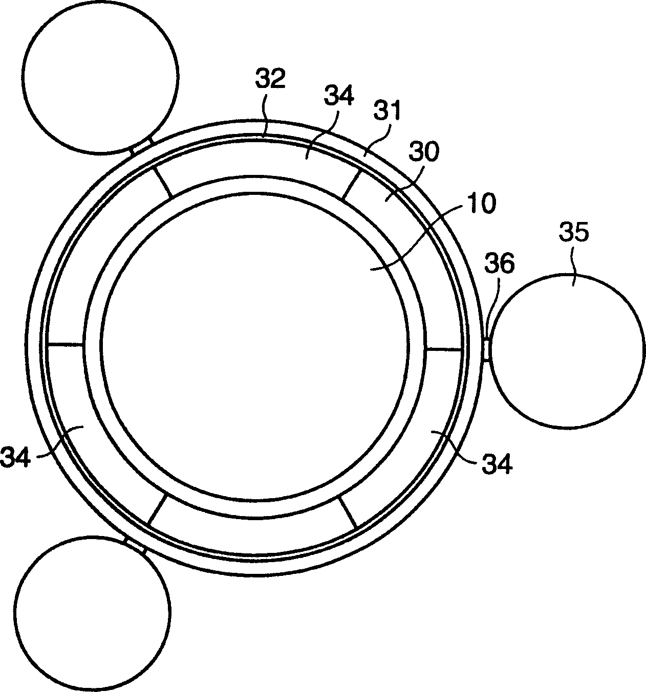 Float load type oil recovering