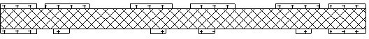 Sequentially etched and plated lead frame structure without island prepacked plastic sealed material and producing method thereof