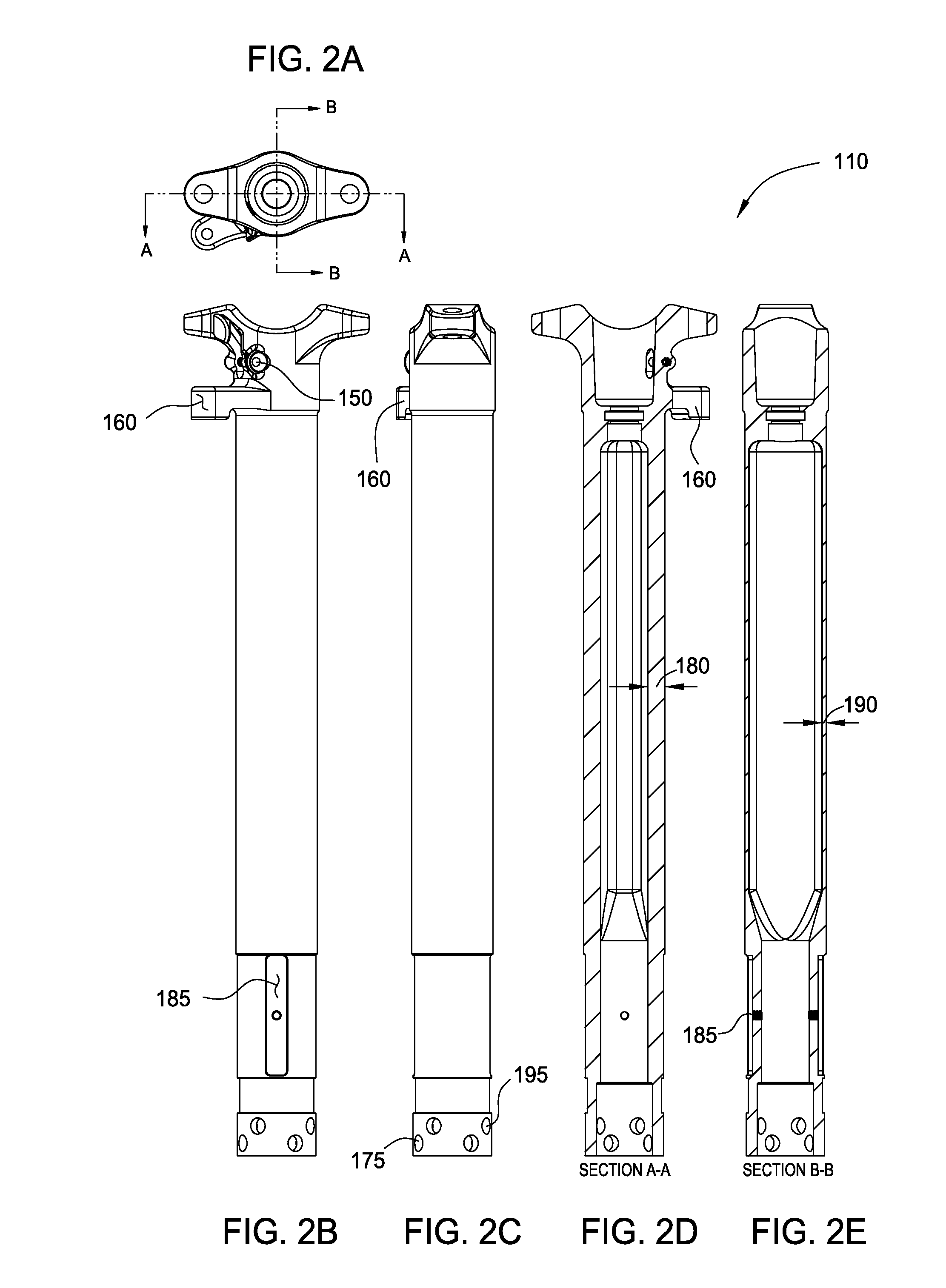 Positive lock adjustable seat post