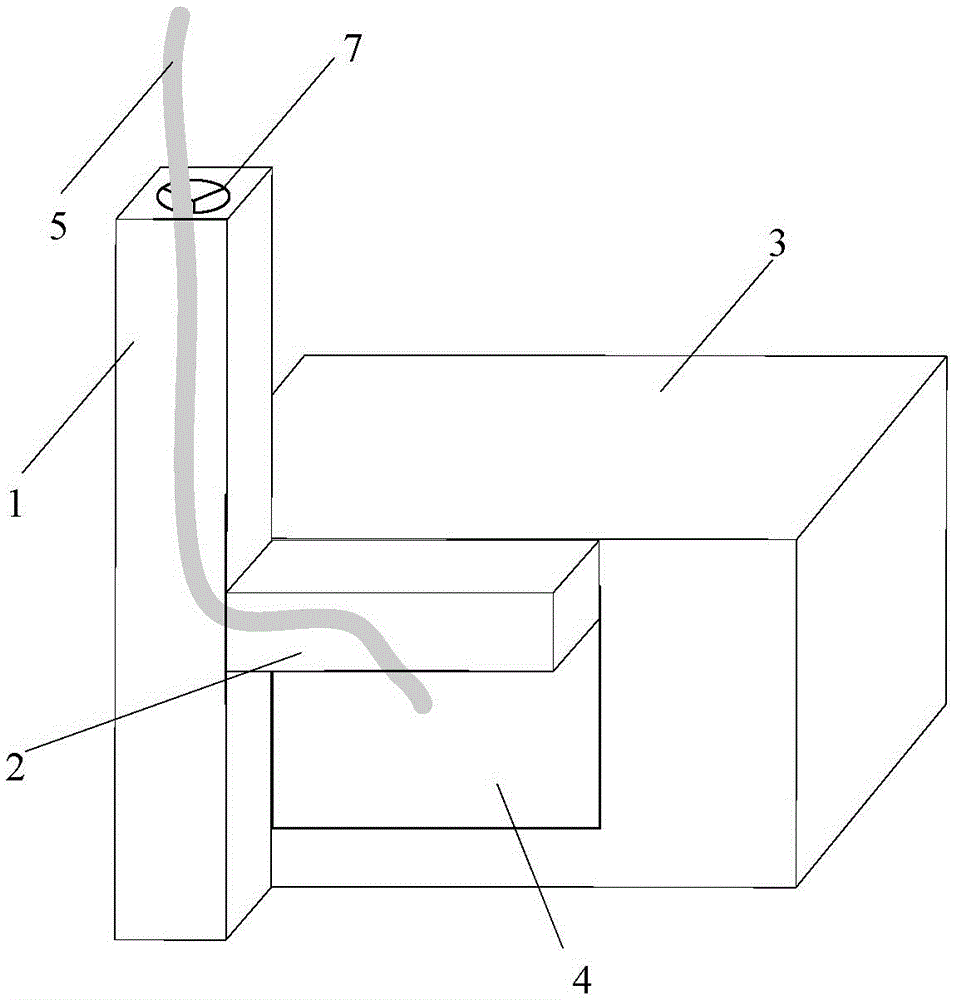 Building fire smoke guide and fire mitigation system