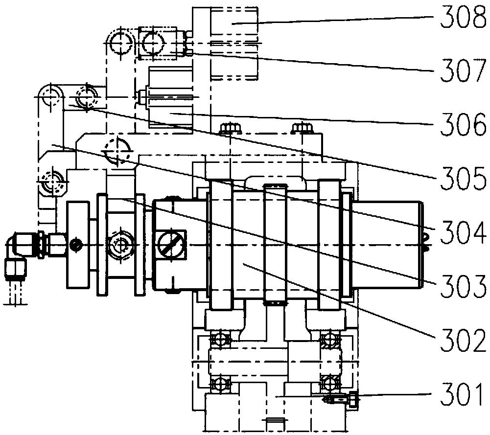 Arc tube bulb shell shaping method and clamp device for shaping of arc tube bulb shell