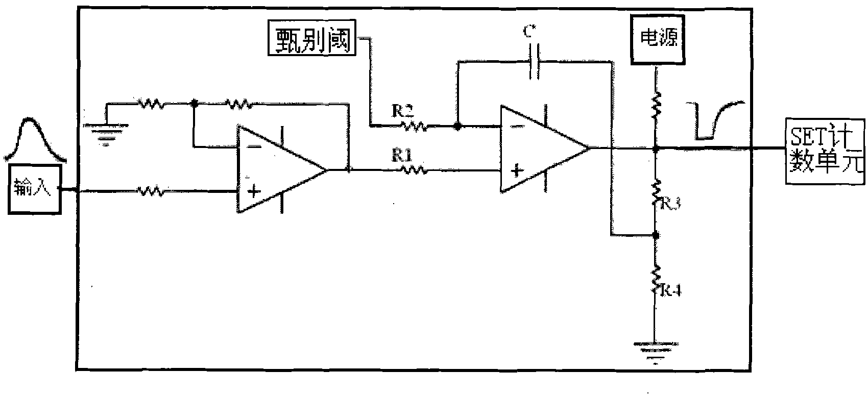 Single-event effect detection device and method