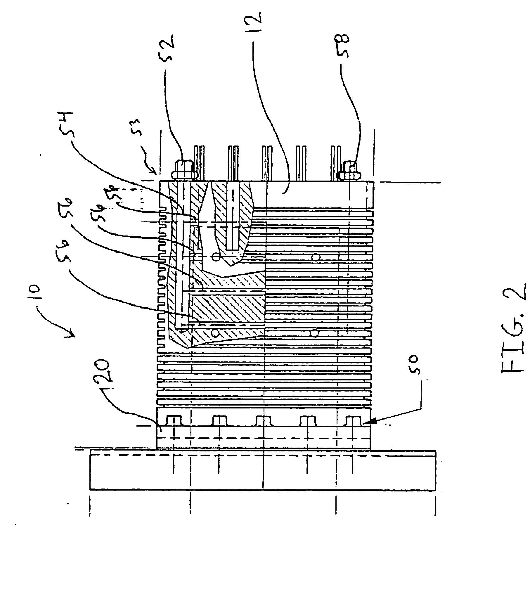 Simple high accuracy high energy calorimeter