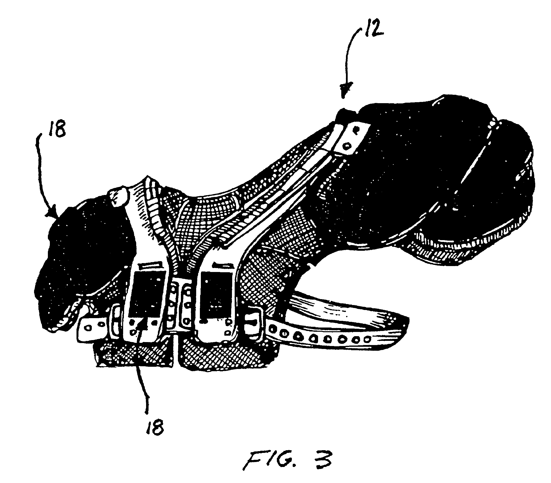 Device and method for securing apparel to protective equipment