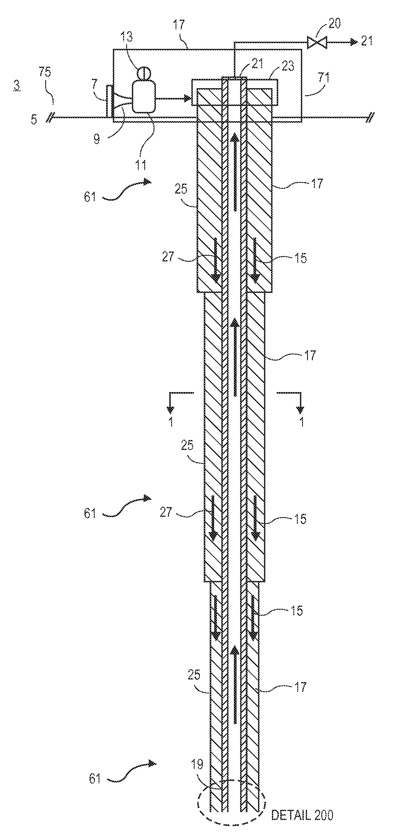 Two-concentric pipe system to heat fluids using the earth's interior thermal energy (deep)