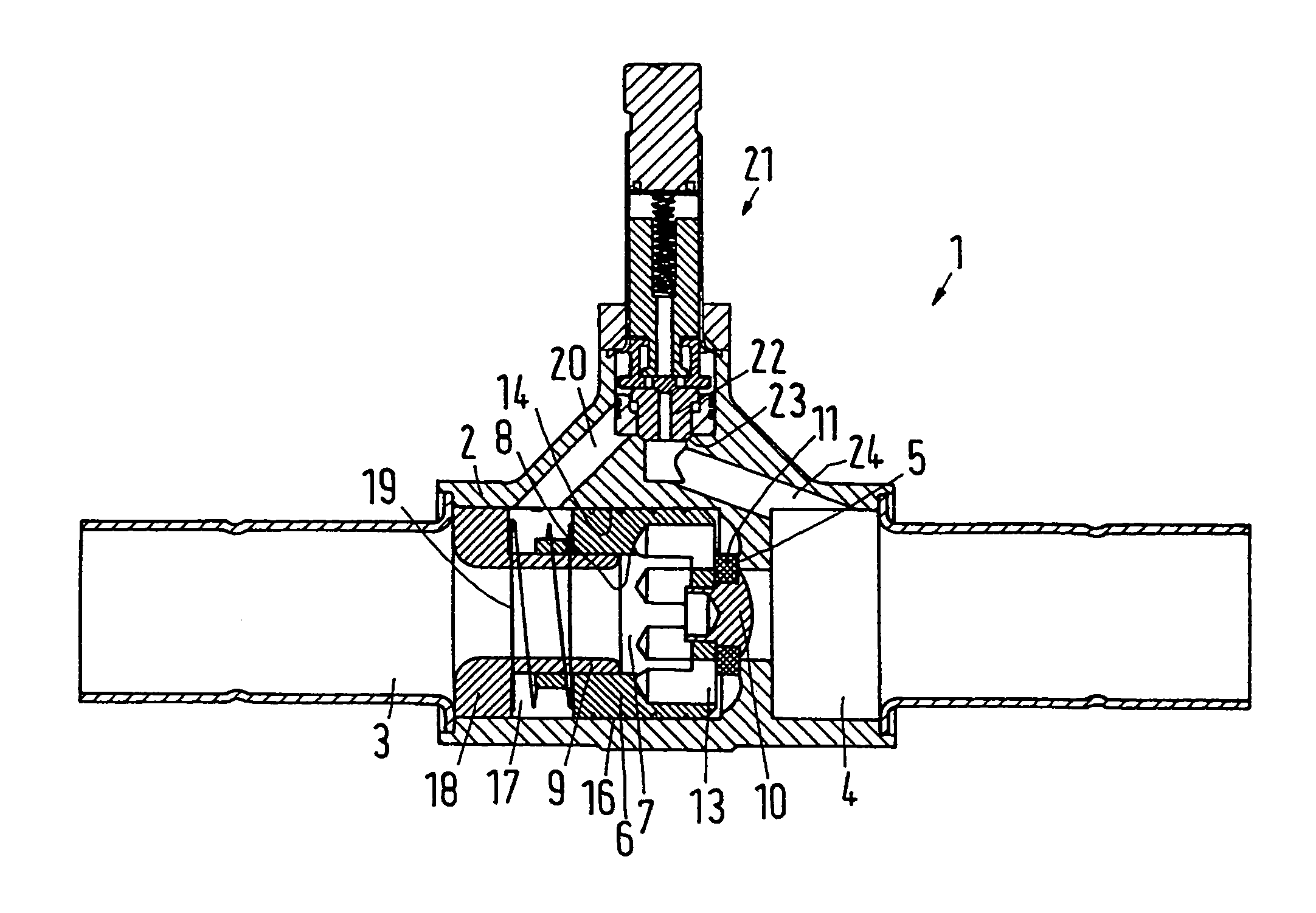 Axial valve