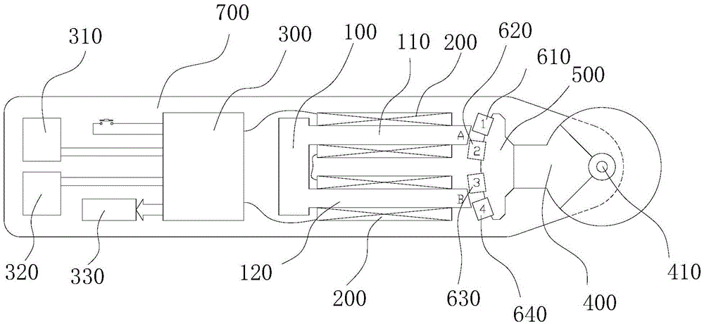 Electric grinding device