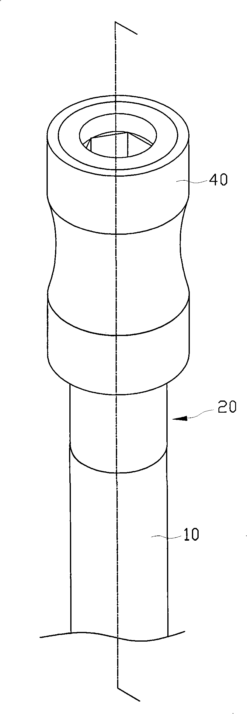 Tool with bent angle