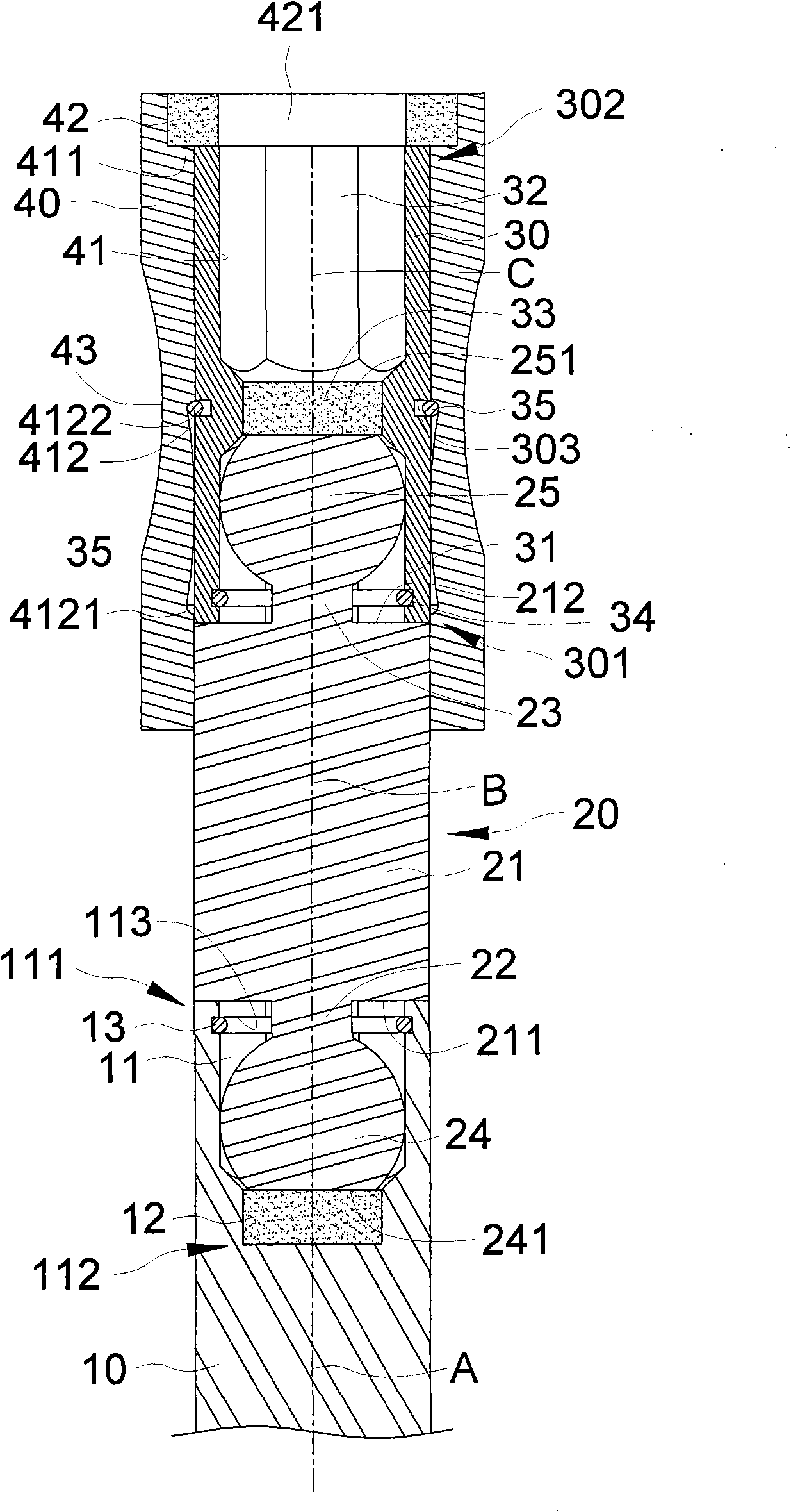 Tool with bent angle