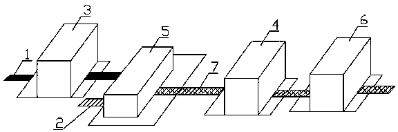 Hollow waste discharging device and waste discharging method of VHB (Very High Bond) rubber compound