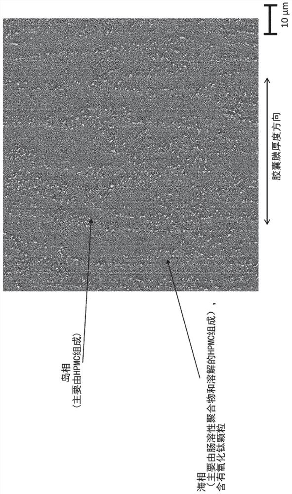 Enteric hard capsule