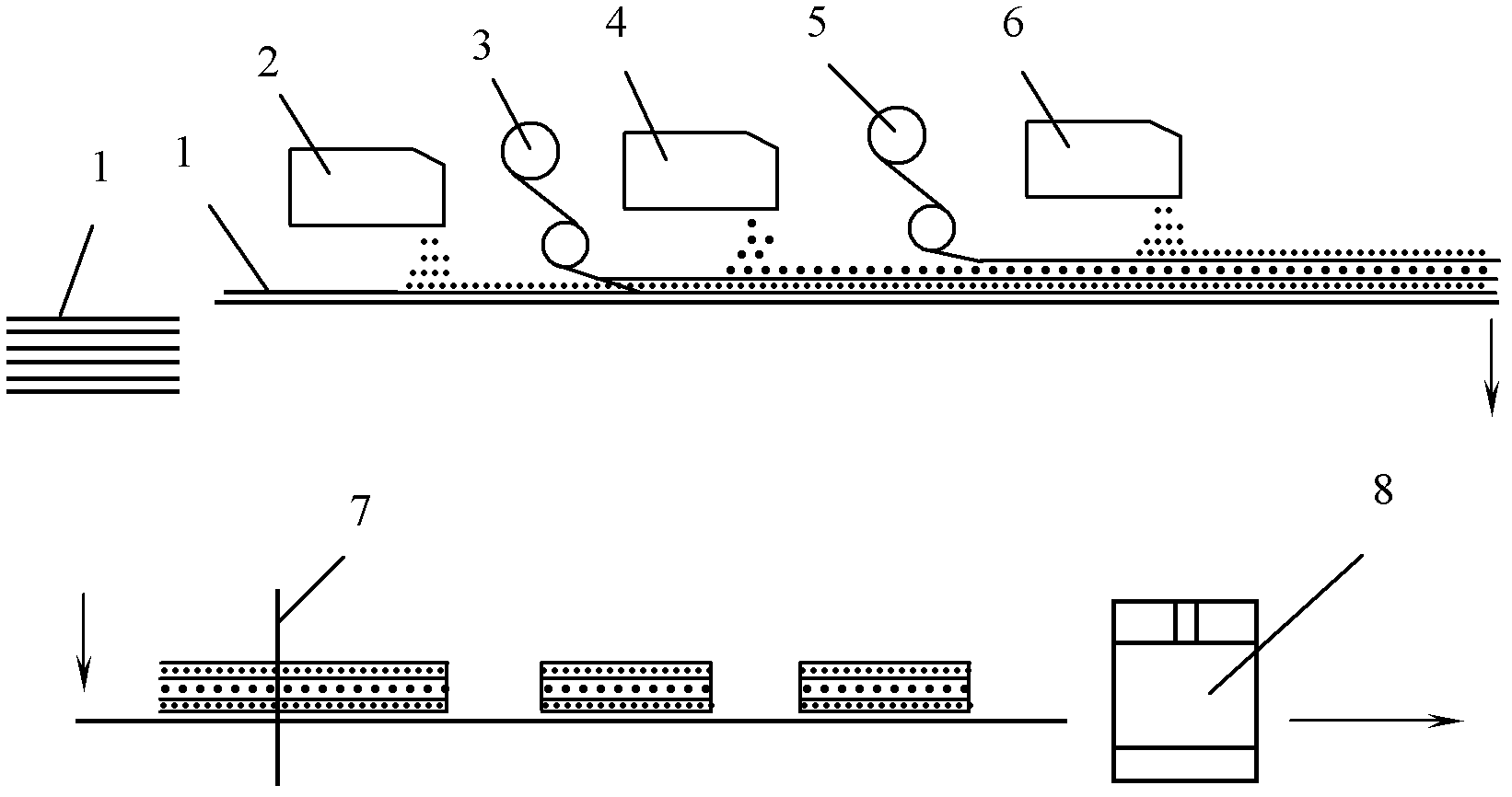 Composite inorganic fireproof board and preparation method for same