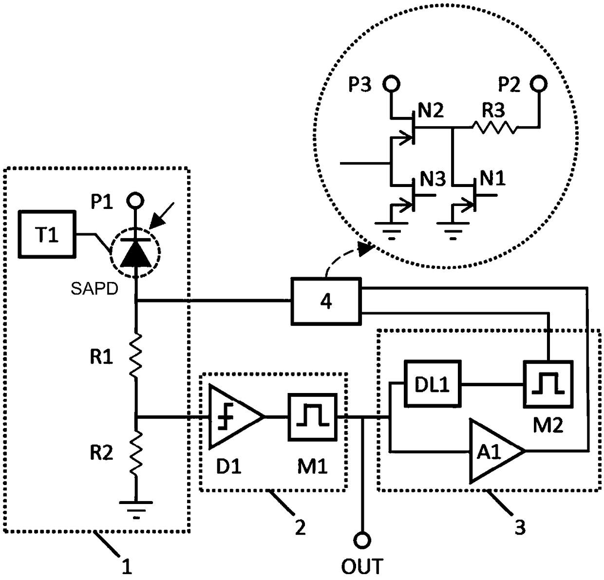 Free-running single-photon detection system for high-speed quenching and recovery