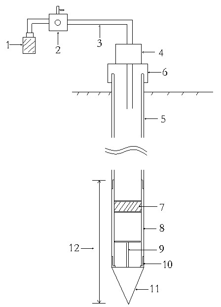 Static pressure layering water intaking system