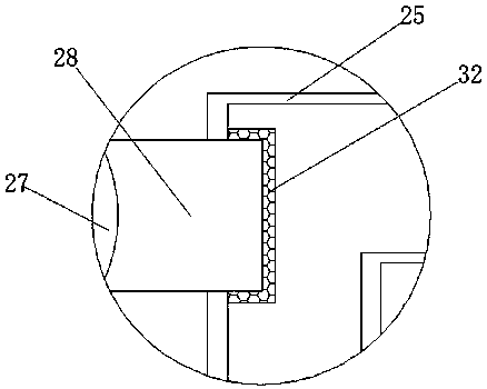 Discharge dust removing device of agricultural wheat harvester