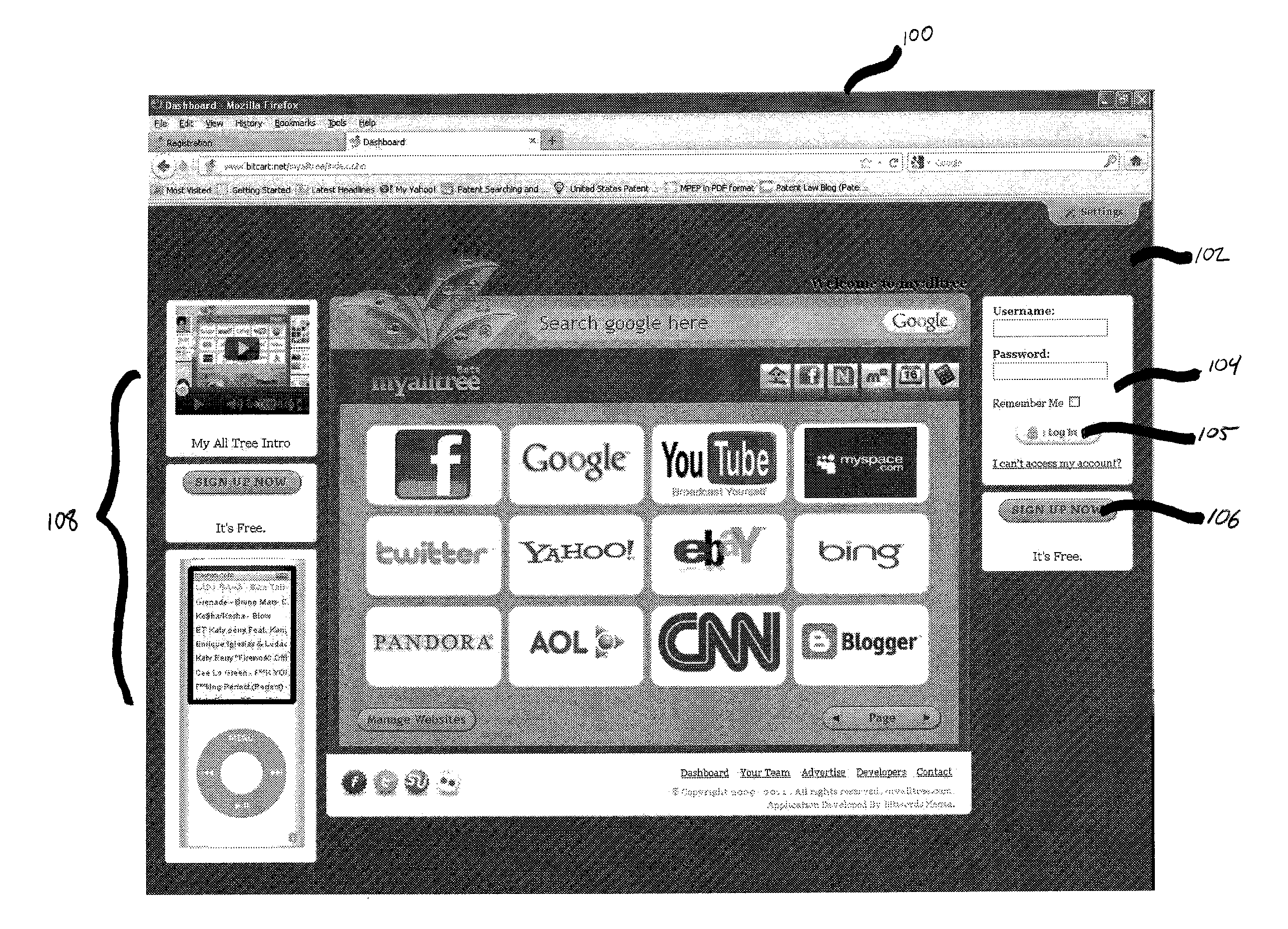 System and Method for Personalized Secure Website Portal