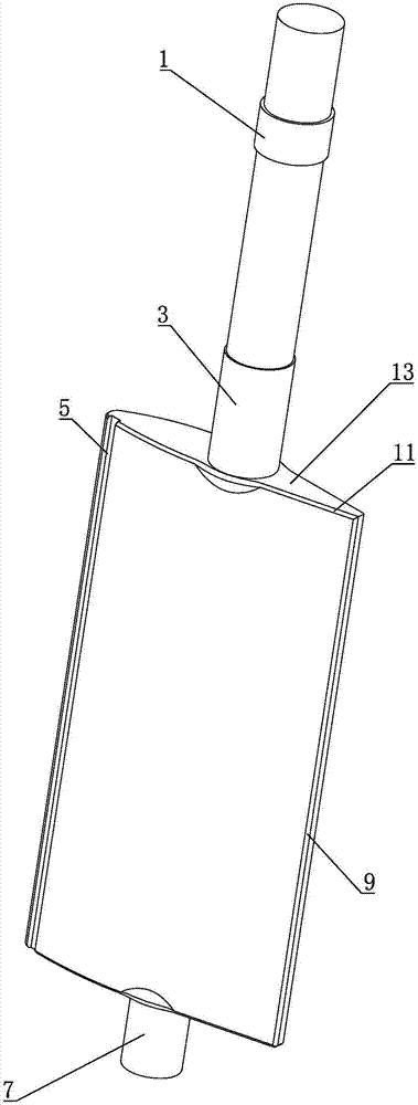 Water turbine wear-resistant casting and welding structure guide vane and manufacturing method thereof