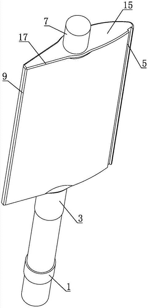 Water turbine wear-resistant casting and welding structure guide vane and manufacturing method thereof