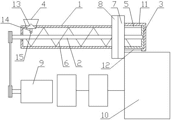 Biomass burning power generation device