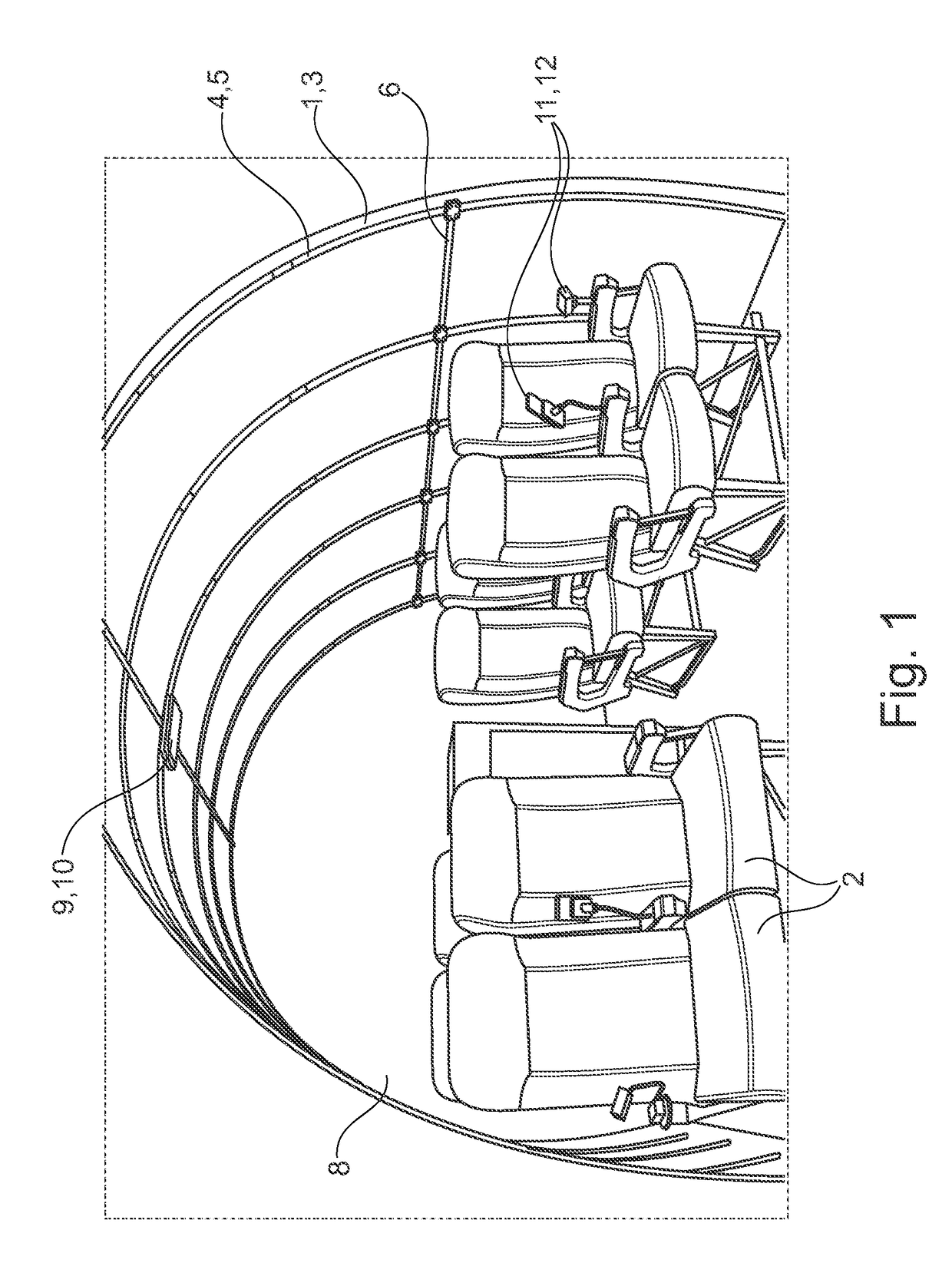 Method for checking the radio characteristics of a means of transport